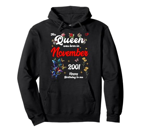 Diese Königin wurde im November 2001 geboren November Geburtstag Frauen Pullover Hoodie Diese Königin wurde im November 2001 geboren November Geburtstag Frauen Pullover Hoodie von This Queen Was Born On November 2001 November