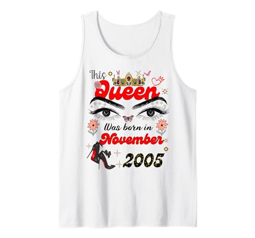 Diese Königin wurde im November 2005 geboren November Geburtstag Frauen Tank Top von This Queen Was Born On November 2005 November