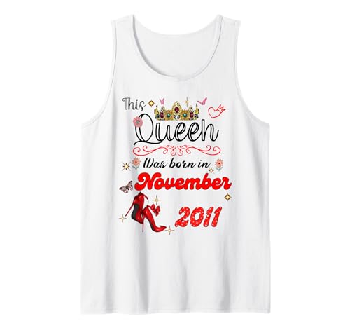 Diese Königin wurde im November 2011 geboren November Geburtstag Frauen Tank Top von This Queen Was Born On November 2011 November