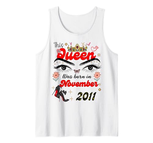 Diese Königin wurde im November 2011 geboren November Geburtstag Frauen Tank Top Diese Königin wurde im November 2011 geboren November Geburtstag Frauen Tank Top von This Queen Was Born On November 2011 November