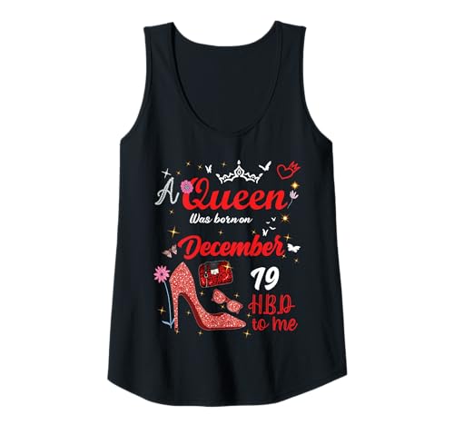 Damen 19. Dezember Geburtstag Diese Königin wurde am 19. Dezember geboren Tank Top Damen 19. Dezember Geburtstag Diese Königin wurde am 19. Dezember geboren Tank Top von This Queen Was Born on December 19 December
