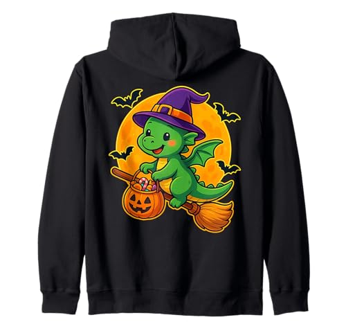 Süßes Drachen Hexe Kürbis Halloween Kostüm Jungen Mädchen Kapuzenjacke Süßes Drachen Hexe Kürbis Halloween Kostüm Jungen Mädchen Kapuzenjacke von This is how I Halloween Keep Halloween Simple