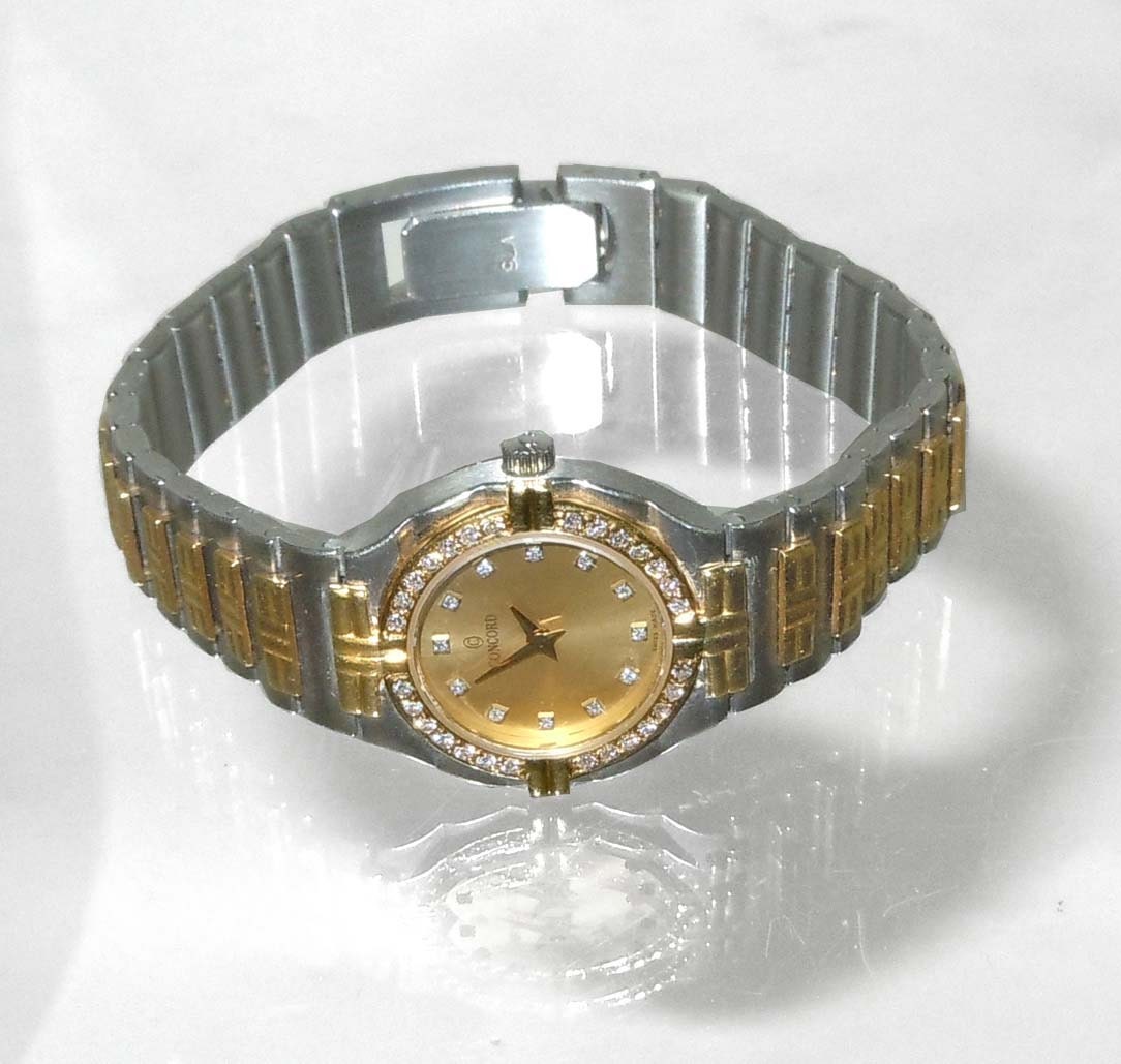 Ladys Concord 18K Gold Champagner Diamant Zifferblatt Lünette Mode von ThisArtGallery