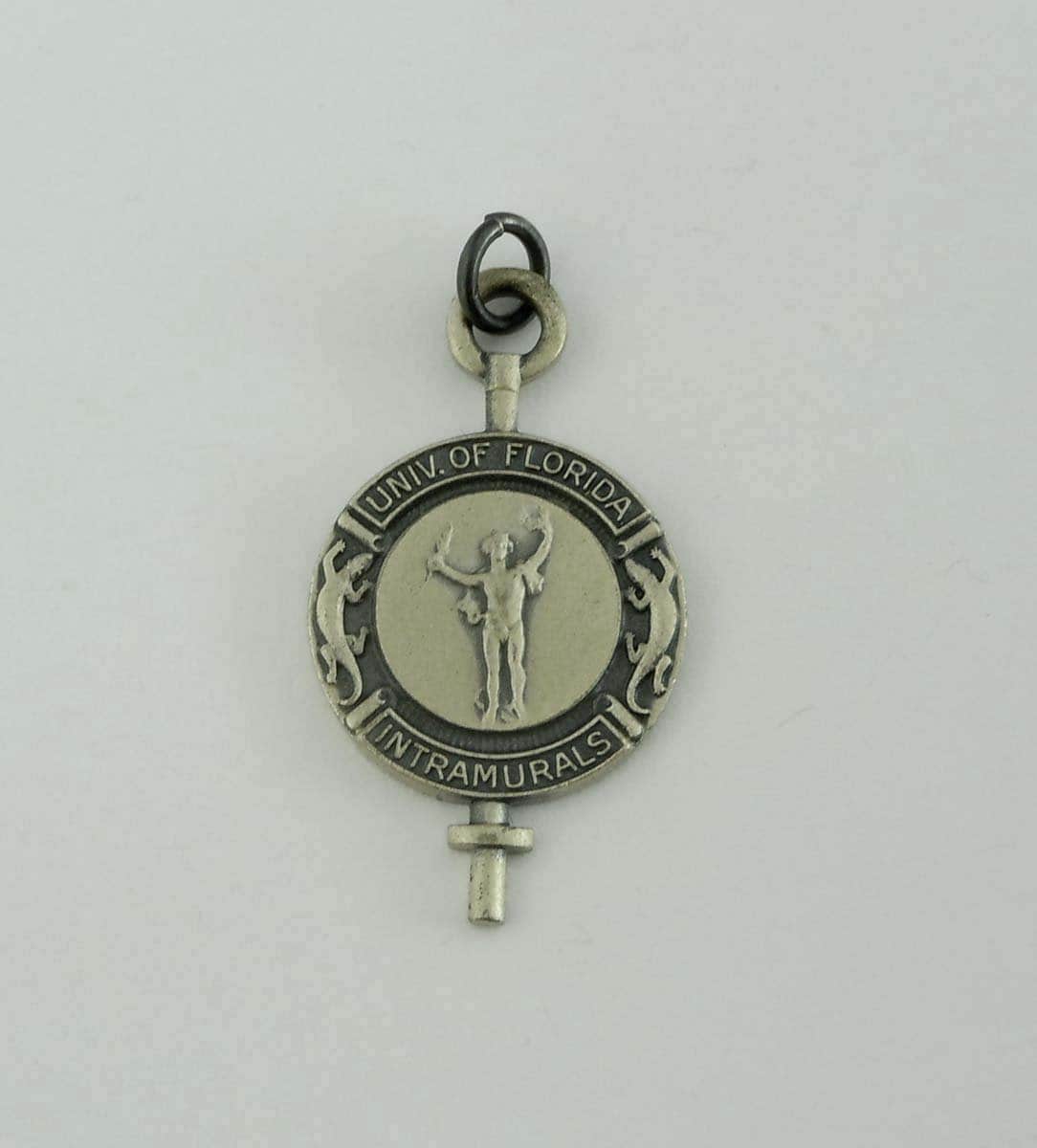 Vintage Matte Finish Sterling Silber Universität Von Florida Spielbelag Klasse Schlüssel Anhänger von ThisArtGallery
