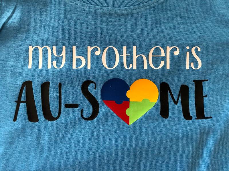 Autismus Bruder/Schwester Sohn Tochter Held Shirt Puzzle Bewusstsein von ThisCraftyChica