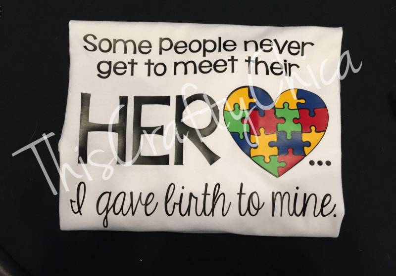 Autismus Mama Shirt Held Puzzle Bewusstsein von ThisCraftyChica