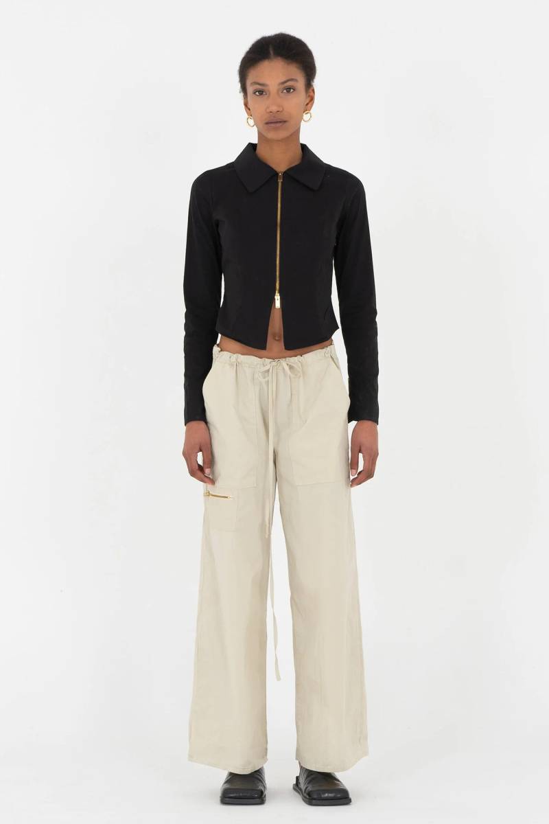 Straight Fit Cargohose - Stone Straight Fit Cargohose - Stone von ThisIsAnyo