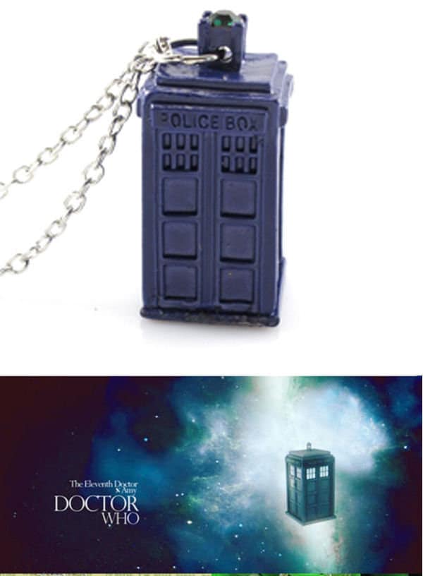 Doctor Who 3D Tardis Polizei Call Box Blaue Halskette Mit Kette - Time Lord Doctor Who 3D Tardis Polizei Call Box Blaue Halskette Mit Kette - Time Lord von ThisThatGeek