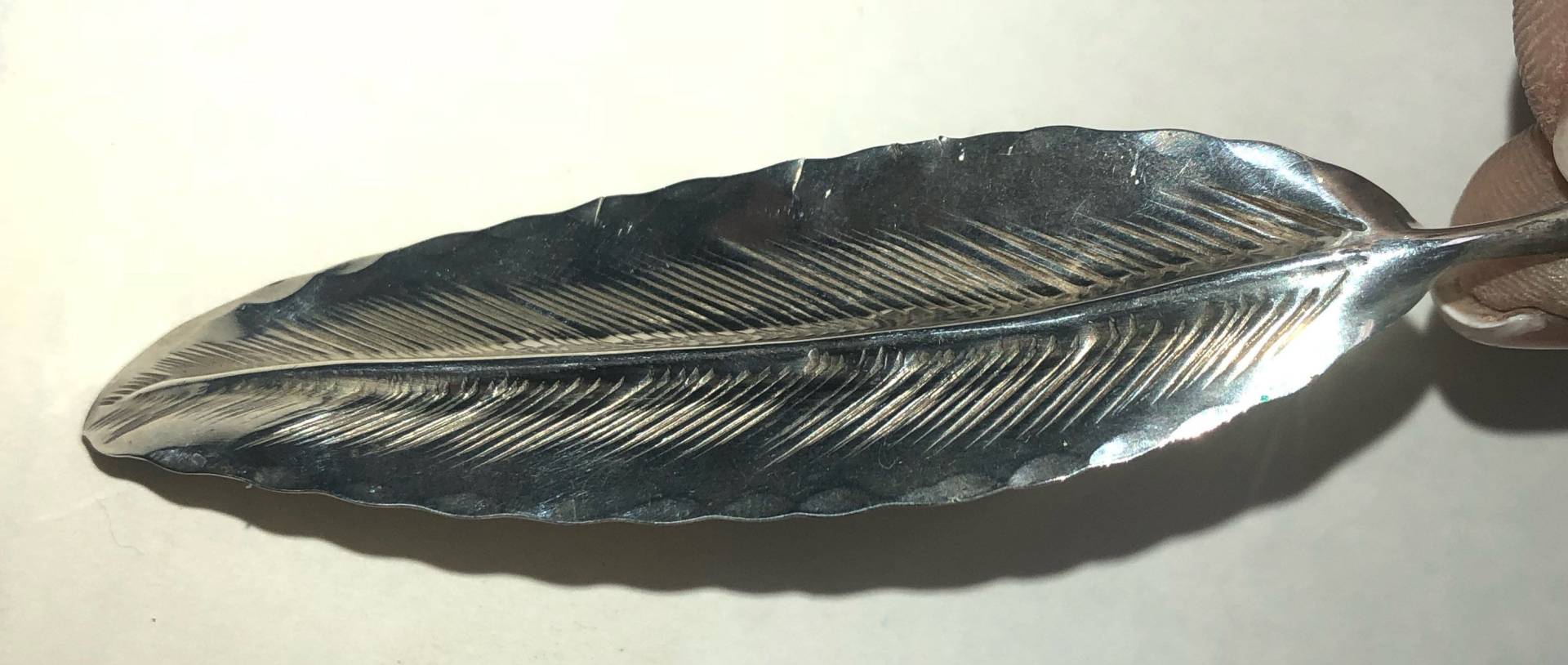 Vintage Sterling Silber Blatt Pin. Pin Brosche Schmuck. 925 Sehr Detaillierte Lange Von Schmuck Designer N.e Vintage Sterling Silber Blatt Pin. Pin Brosche Schmuck. 925 Sehr Detaillierte Lange Von Schmuck Designer N.e von ThisandThat865