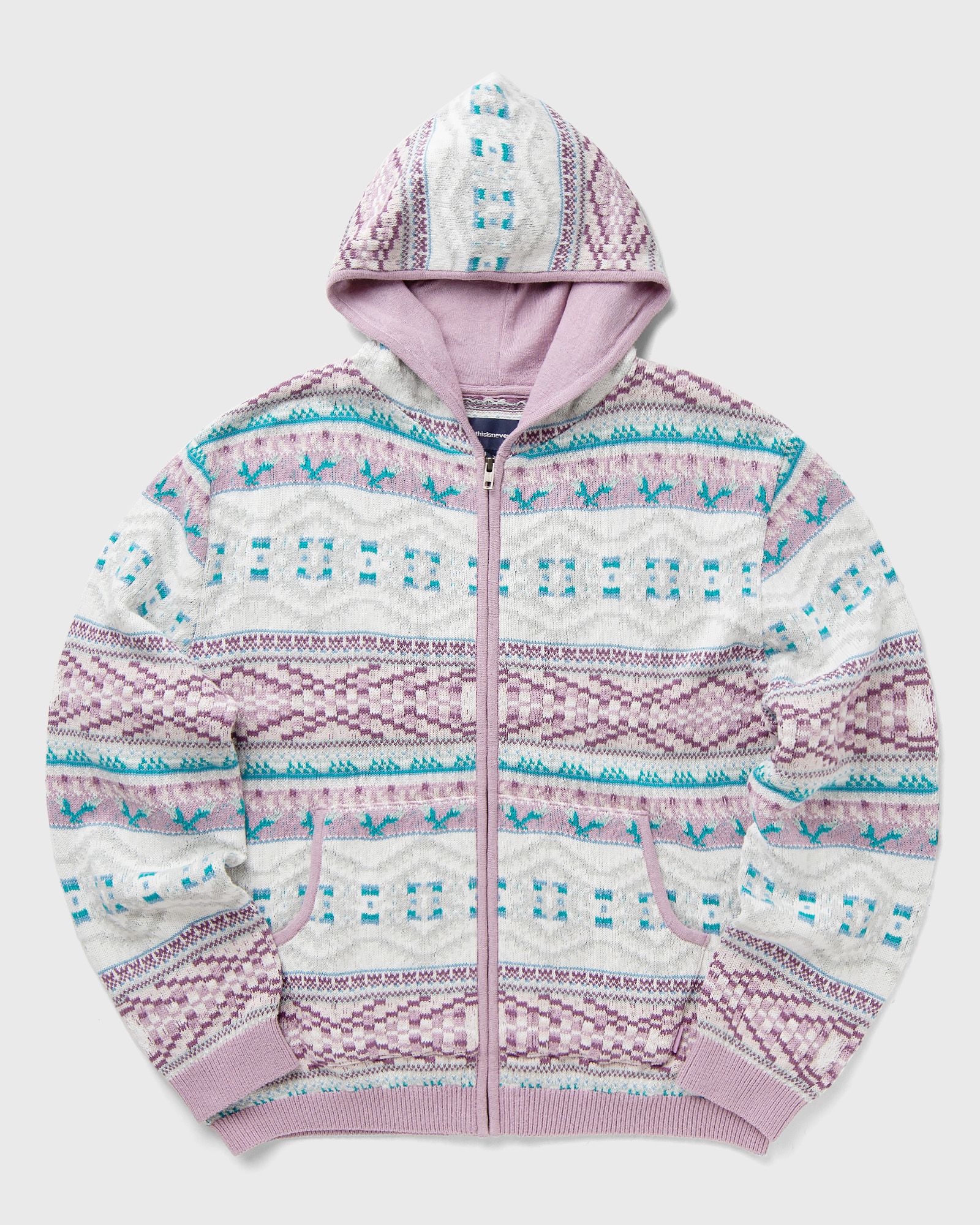 Thisisneverthat HOODED ZIP UP SWEATER men Pullovers|Zippers & Cardigans multi in Größe:L von Thisisneverthat