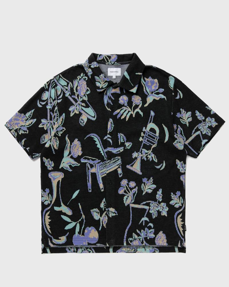 Thisisneverthat Object Jacquard Top men Shortsleeves black in Größe:L von Thisisneverthat
