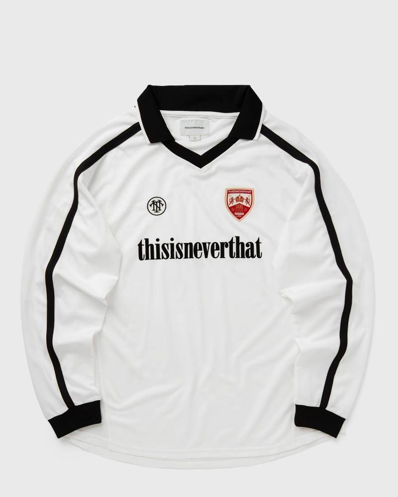 Thisisneverthat SOCCER JERSEY men Jerseys white in Größe:L von Thisisneverthat