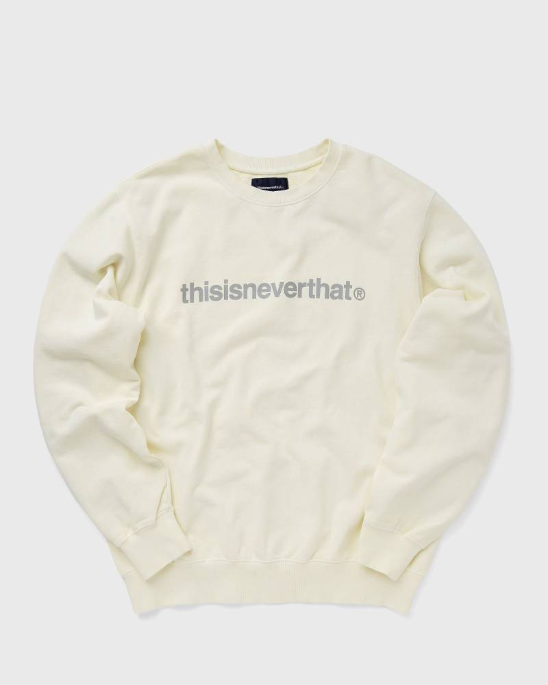 Thisisneverthat T-Logo LT Crewneck men Sweatshirts beige in Größe:S von Thisisneverthat