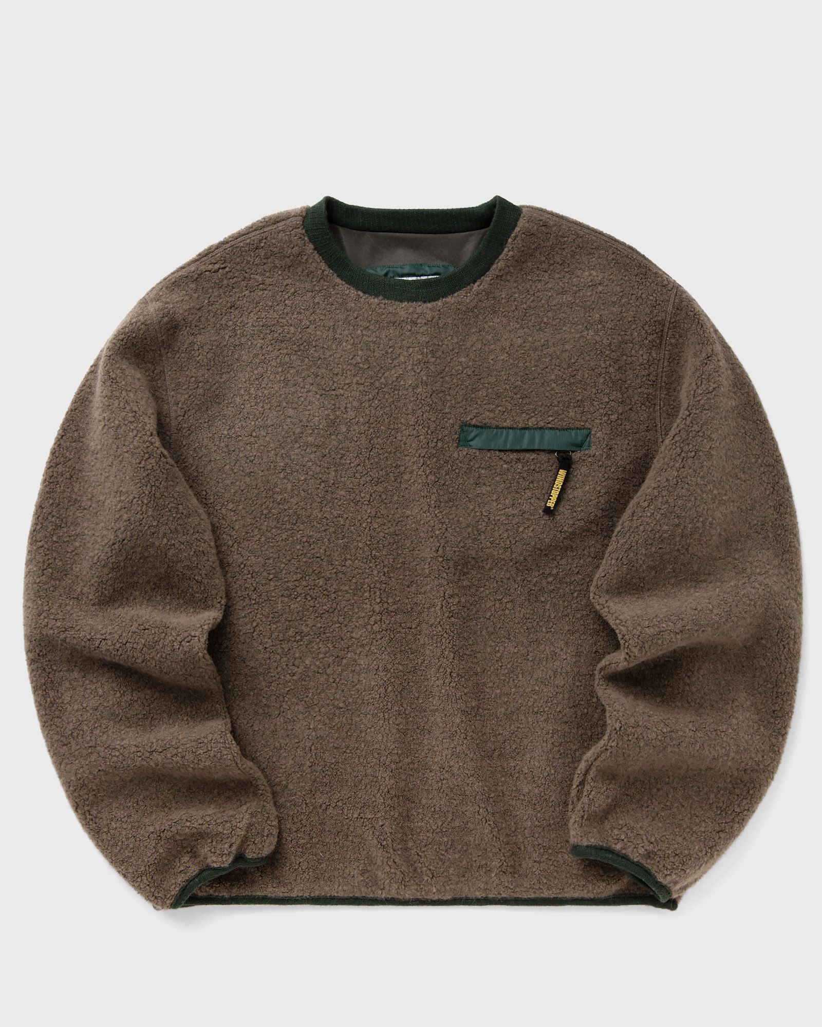 Thisisneverthat X GORETEX WINDSTOPPER Wool Fleece Crewneck men Sweatshirts brown in Größe:M Thisisneverthat X GORETEX WINDSTOPPER Wool Fleece Crewneck men Sweatshirts brown in Größe:M von Thisisneverthat