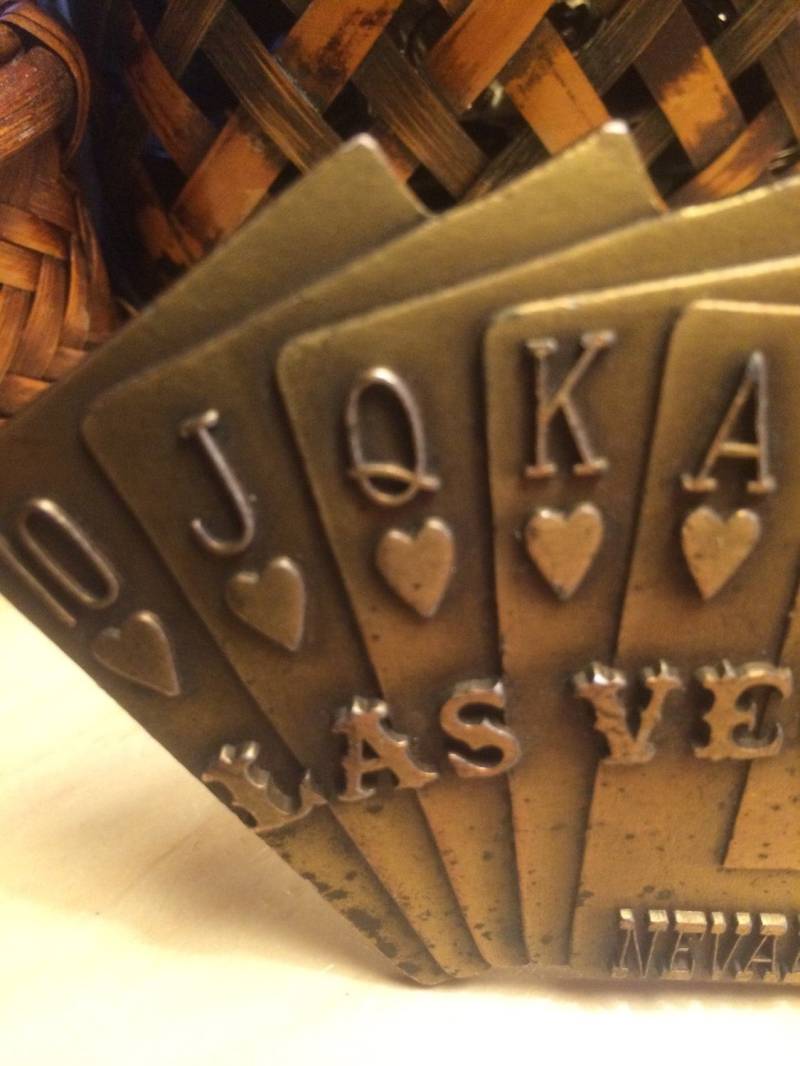 Punk Rock Las Vegas Gürtelschnalle Royal Flush Gürtelschnallen Coole Geschenke von Thisistheotherplace