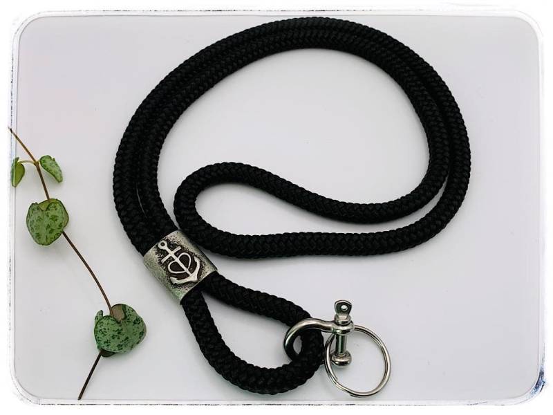 Schlüsselband Aus Segelseil, Glaube Liebe Hoffnung, Geschenk Mann, Lang, Segeltau, Lanyard Schlüsselband, Maritim von ThoddyArt