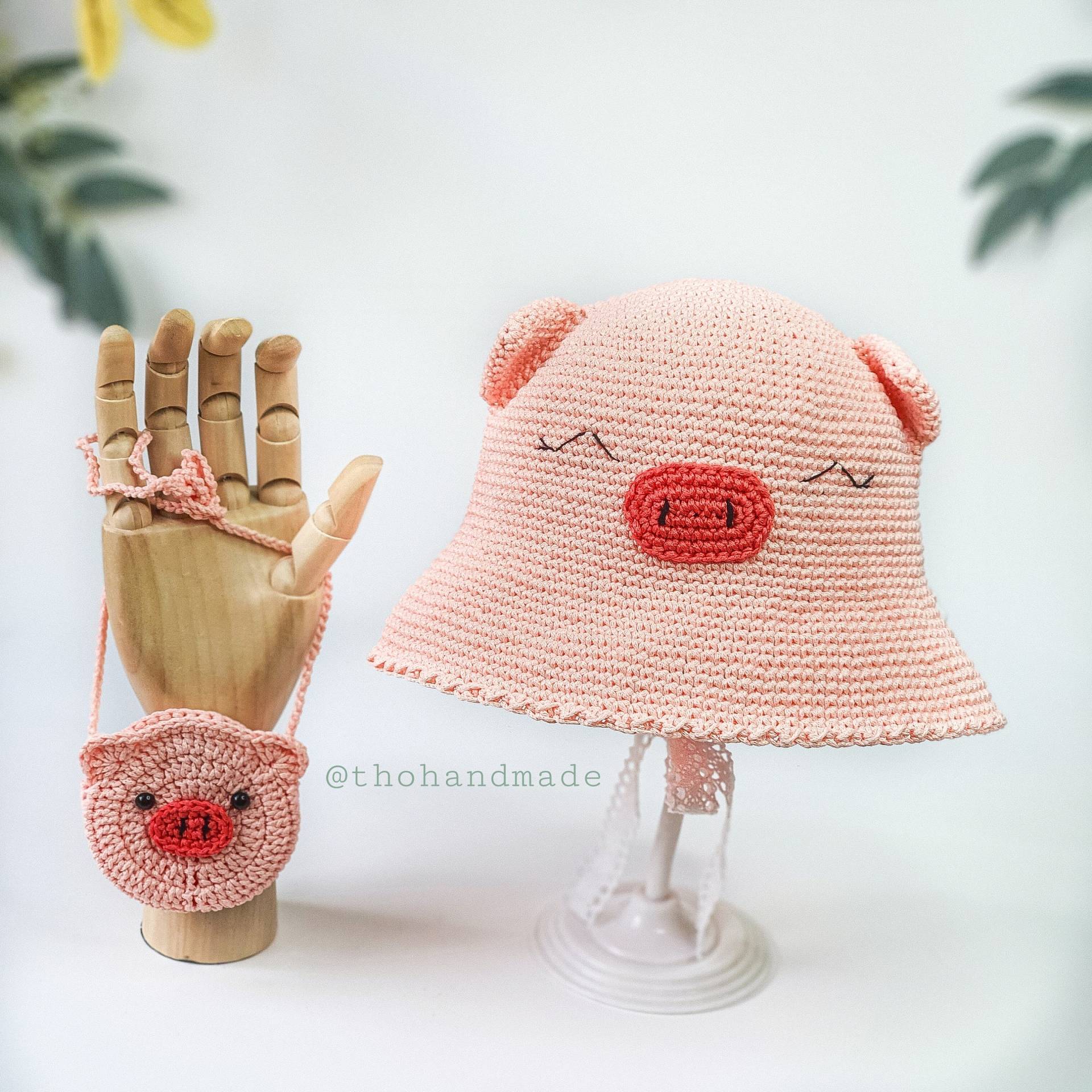 Gehäkelte Mütze Für Kinder, Baby-Sonnenmütze, Handgemachte Mütze, Schlapp-Sonnenhut, Sonnenschützer Baby, Baby-Kleinkind-Mütze | Kombimütze & Tasche von Thohandmade