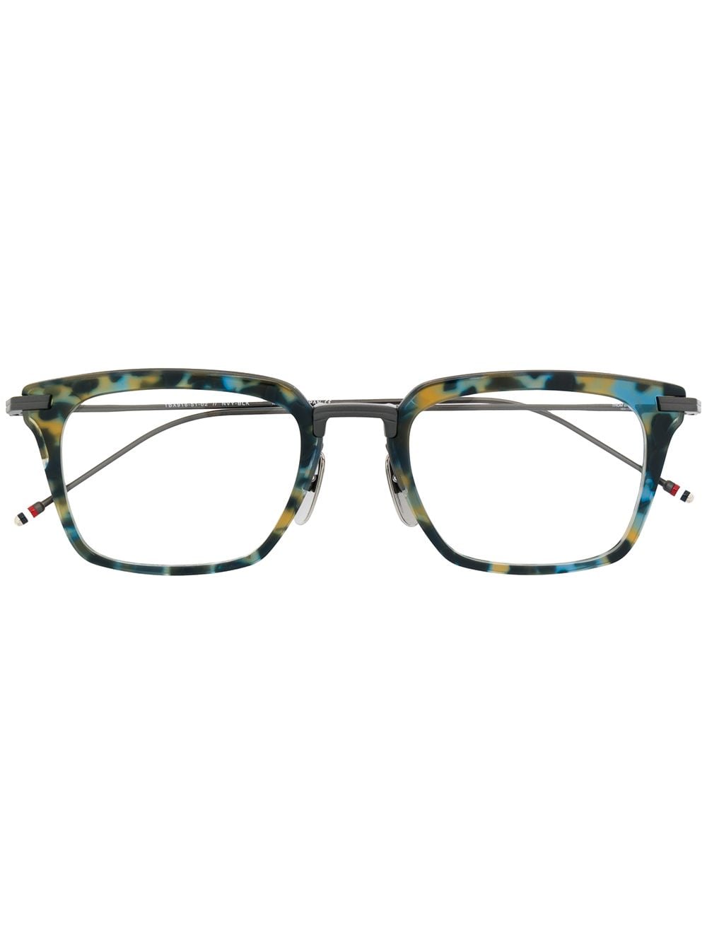 Thom Browne Eyewear Brille in Schildpattoptik - Grau von Thom Browne Eyewear