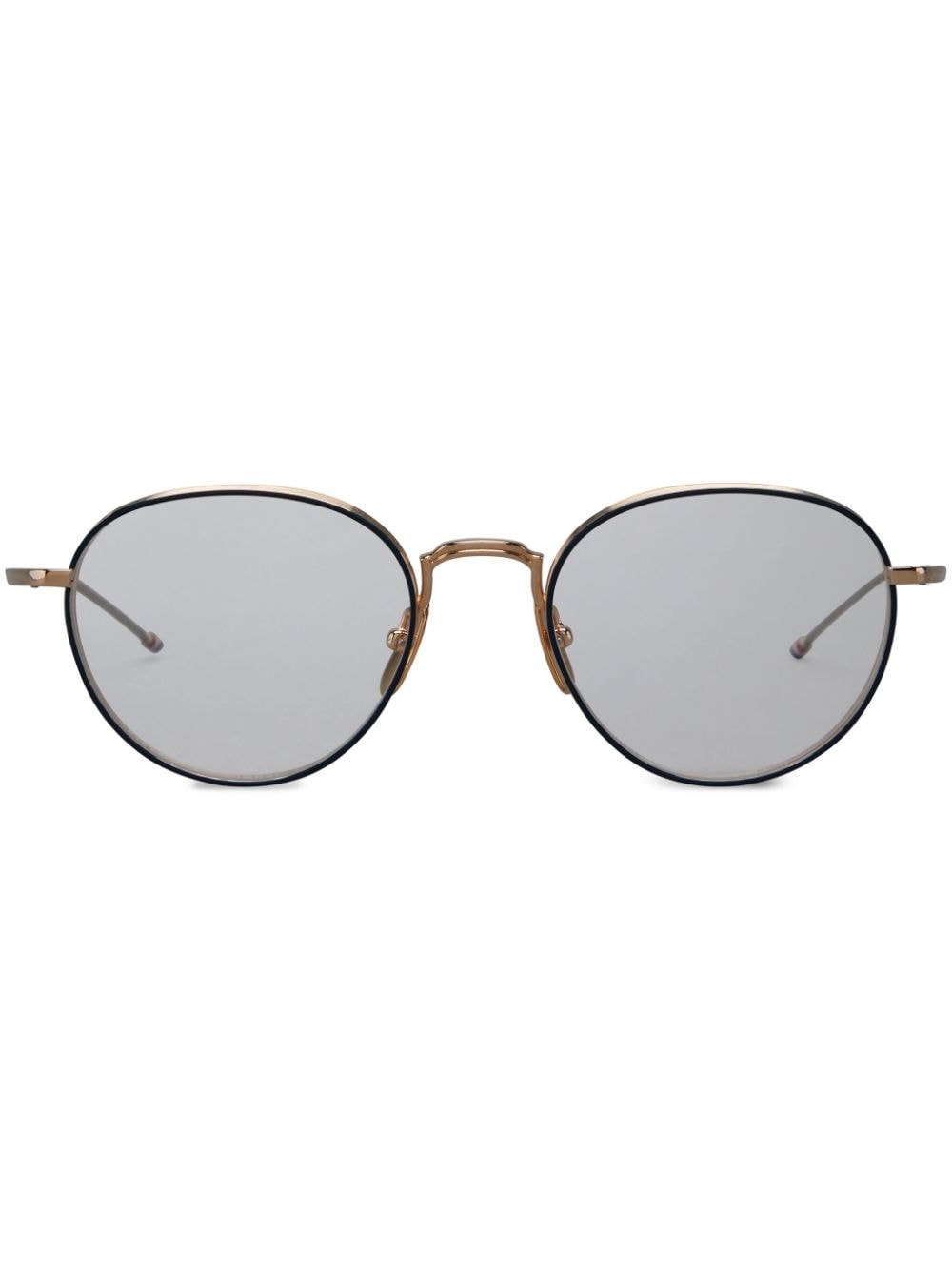 Thom Browne Eyewear Brille mit rundem Gestell - Schwarz von Thom Browne Eyewear