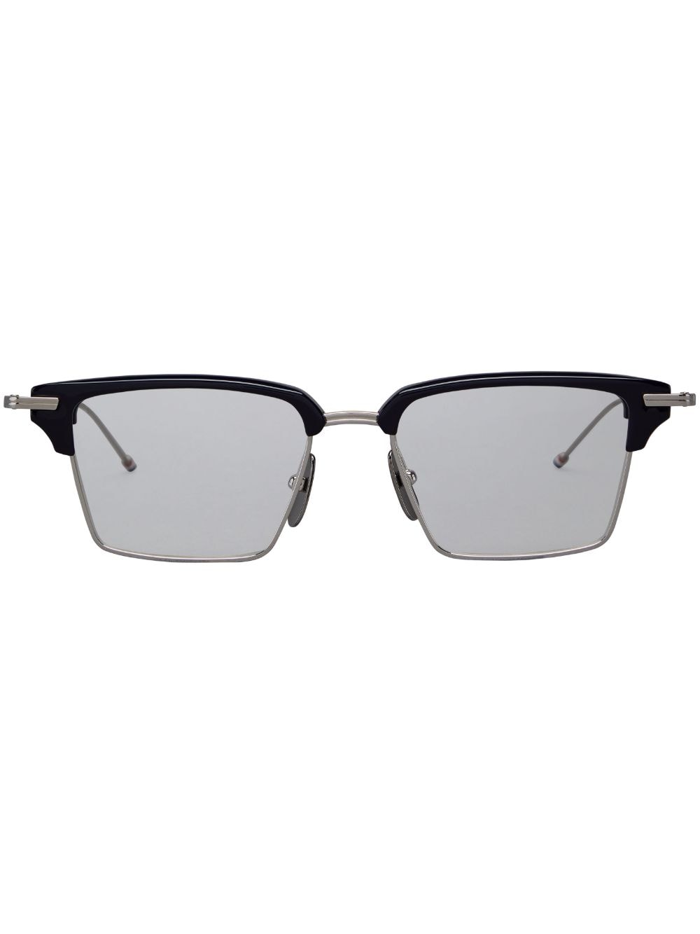 Thom Browne Eyewear TB422 Brille mit breitem Gestell - Blau von Thom Browne Eyewear