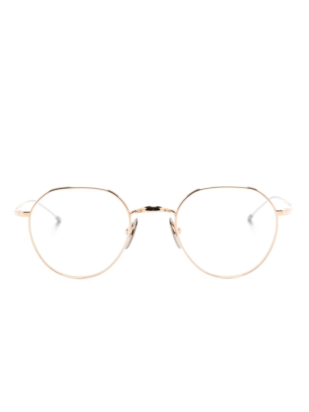 Thom Browne Eyewear Brille mit geometrischem Gestell - Gold von Thom Browne Eyewear