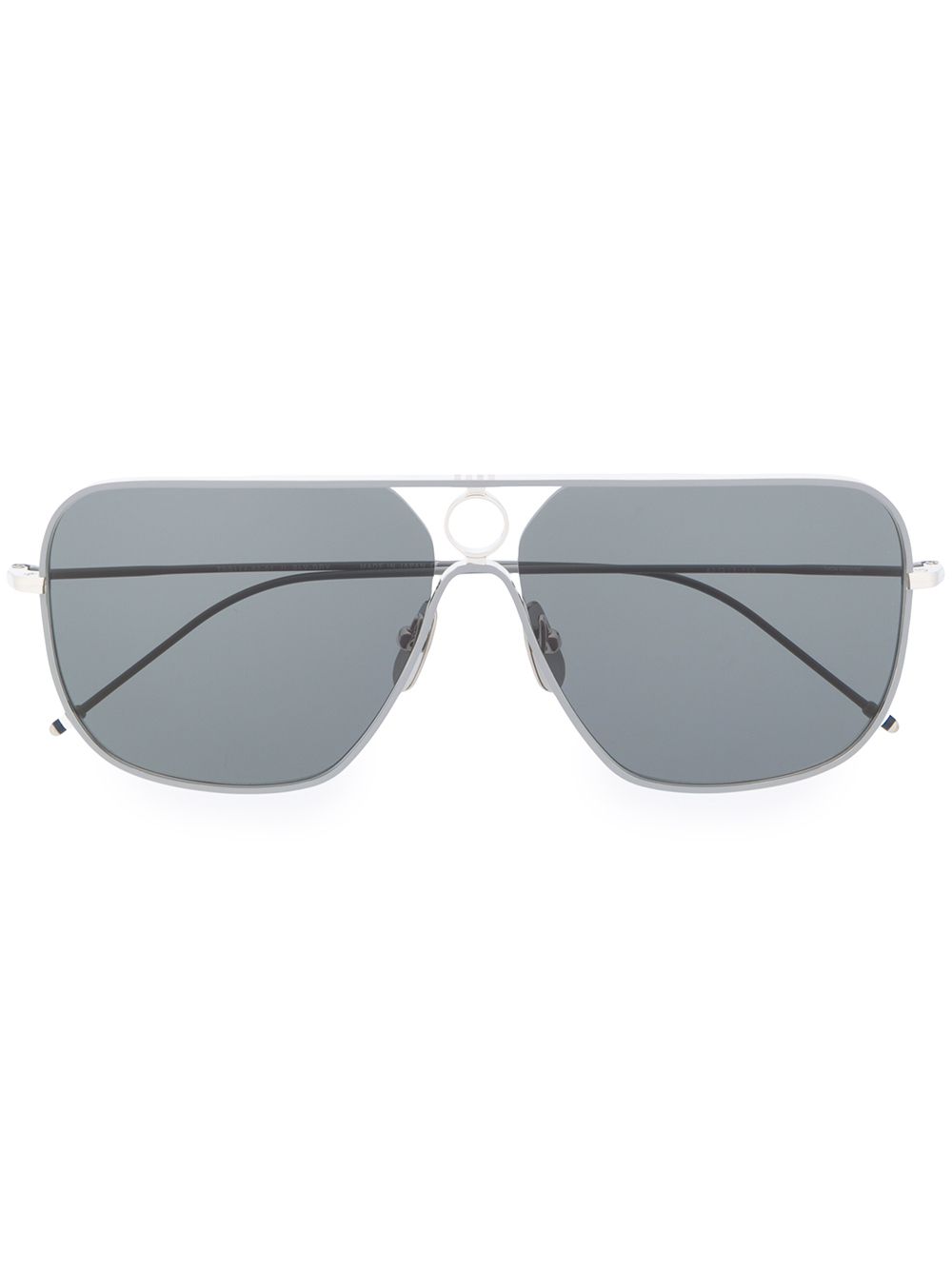 Thom Browne Eyewear Eckige Sonnenbrille - Silber von Thom Browne Eyewear