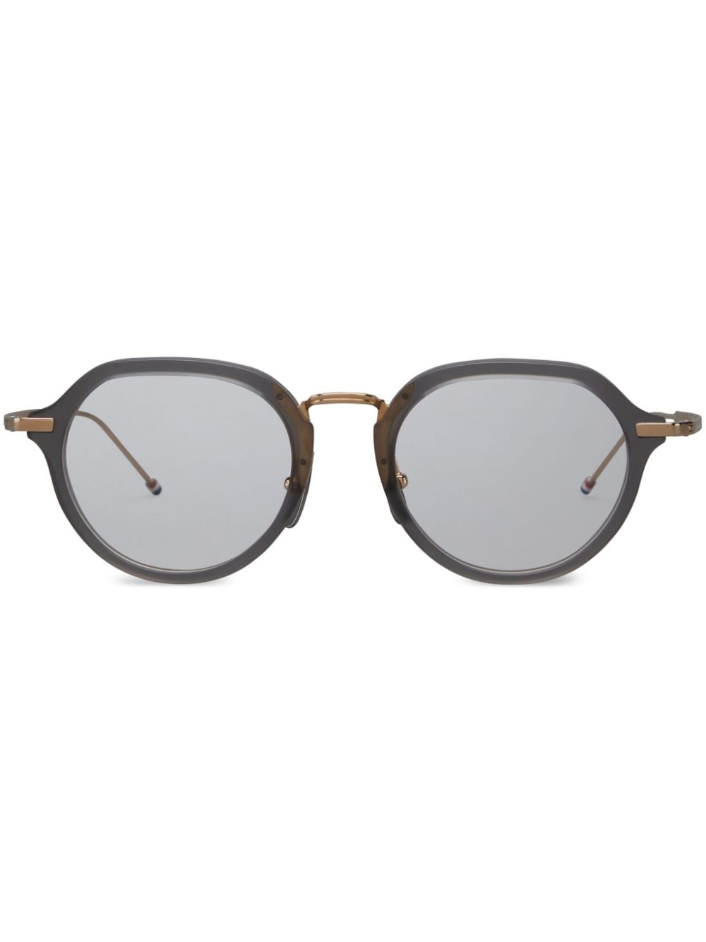 Thom Browne Eyewear Brille mit rundem Gestell - Grau von Thom Browne Eyewear