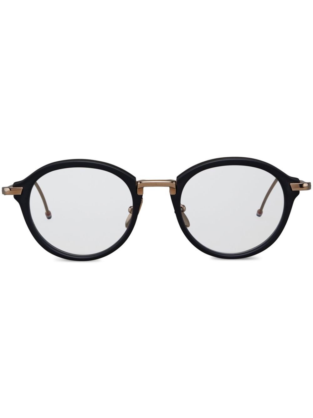 Thom Browne Eyewear Brille mit rundem Gestell - Schwarz von Thom Browne Eyewear