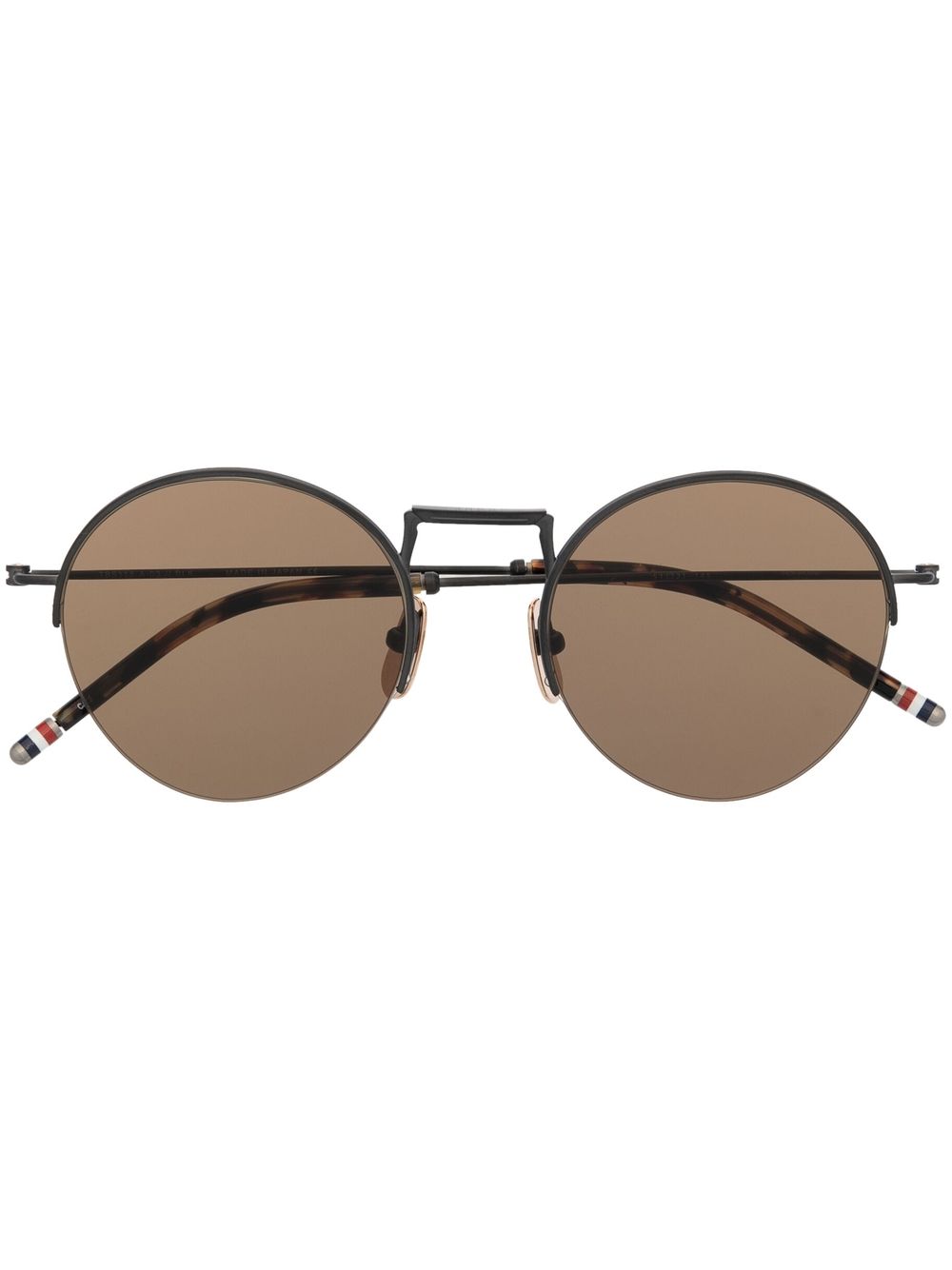 Thom Browne Eyewear Sonnenbrille mit rundem Gestell - Schwarz von Thom Browne Eyewear