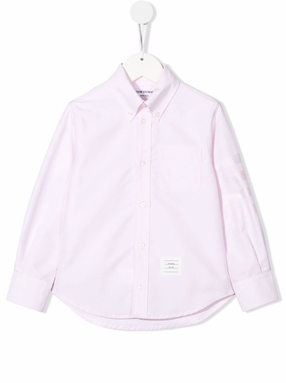 Thom Browne Kids Hemd mit Logo-Print - Rosa von Thom Browne Kids