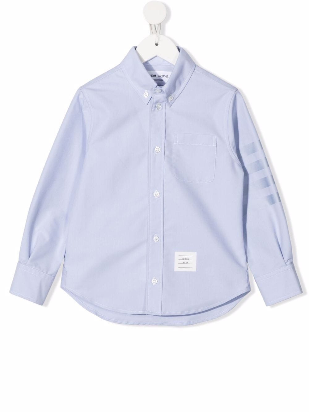 Thom Browne Kids Hemd mit Streifen-Print - Blau von Thom Browne Kids