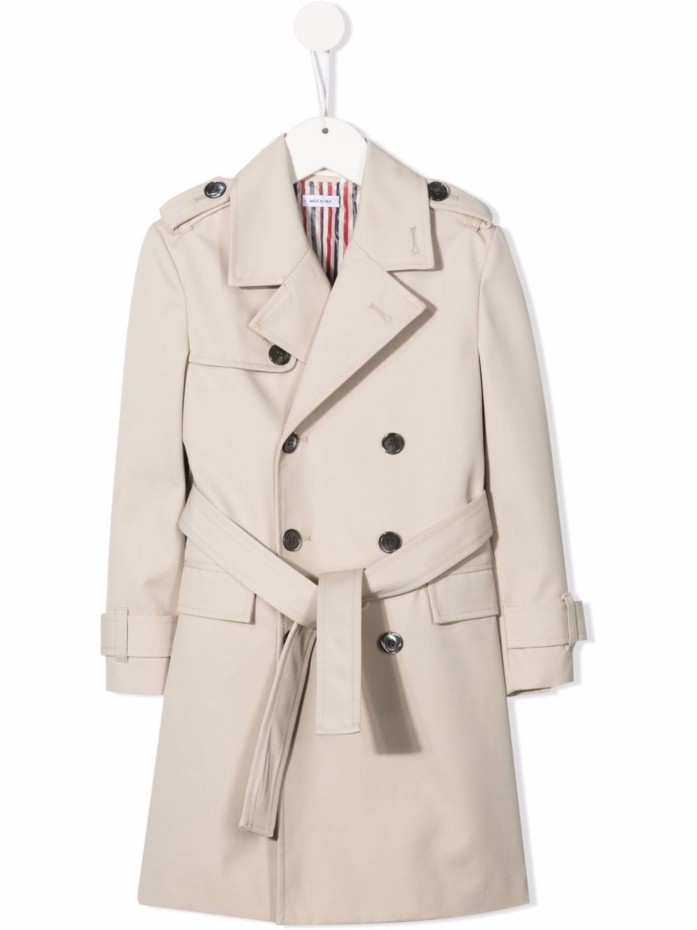 Thom Browne Kids Klassischer Trenchcoat - Nude von Thom Browne Kids