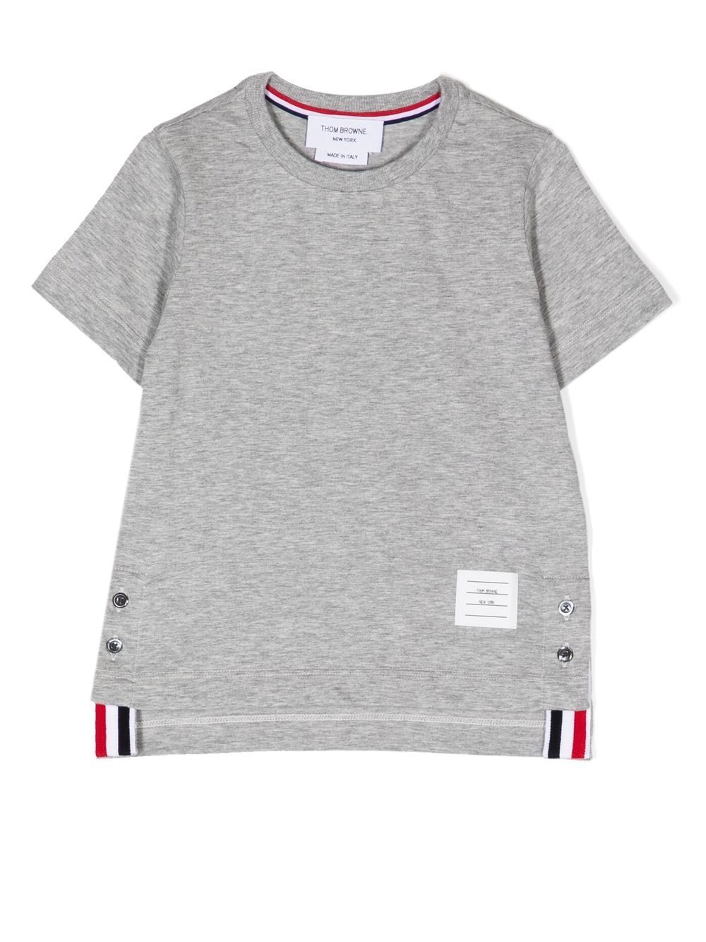 Thom Browne Kids Klassisches T-Shirt - Grau von Thom Browne Kids