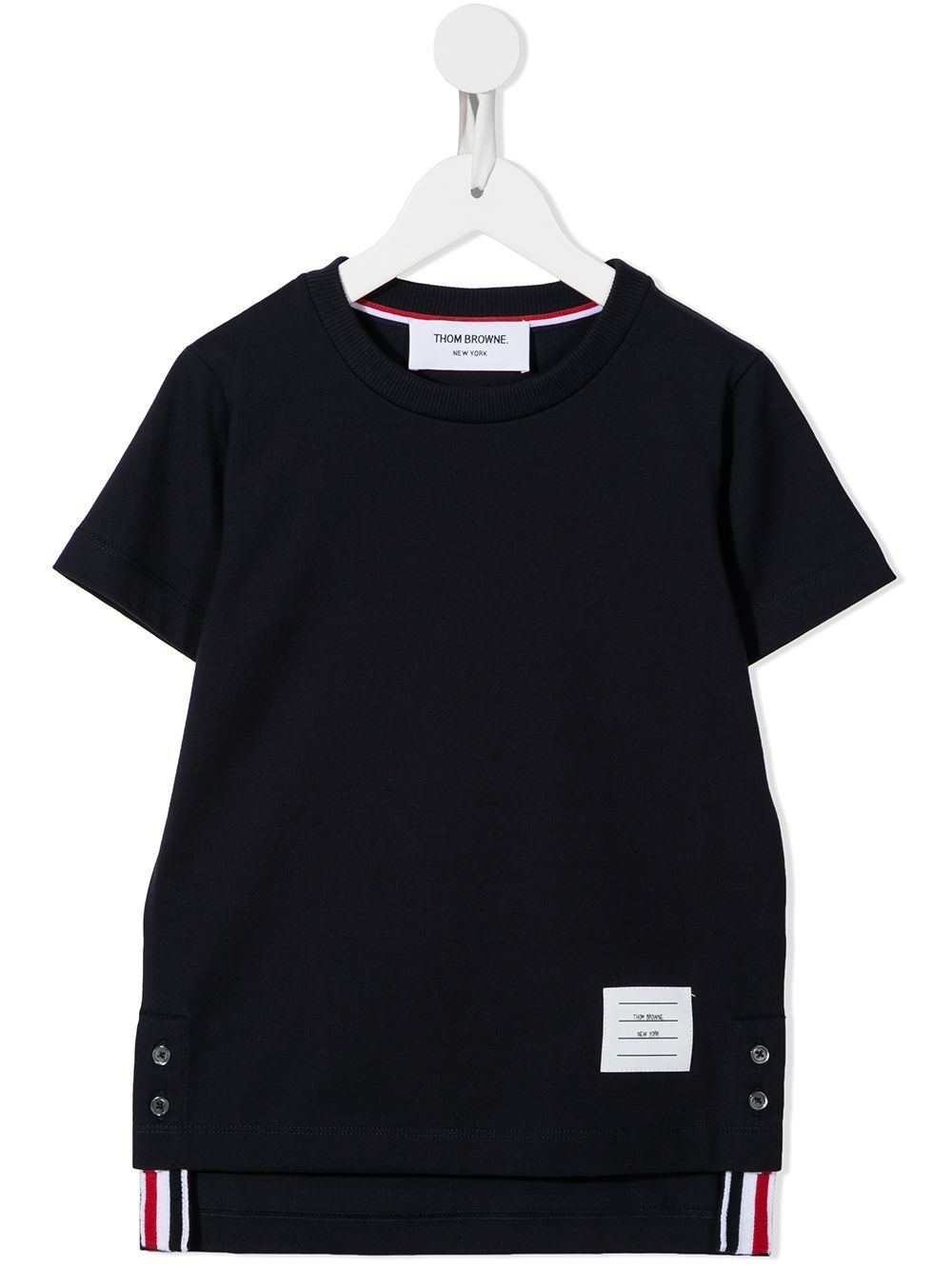 Thom Browne Kids Kurzärmeliges Jerseyhemd - Blau von Thom Browne Kids