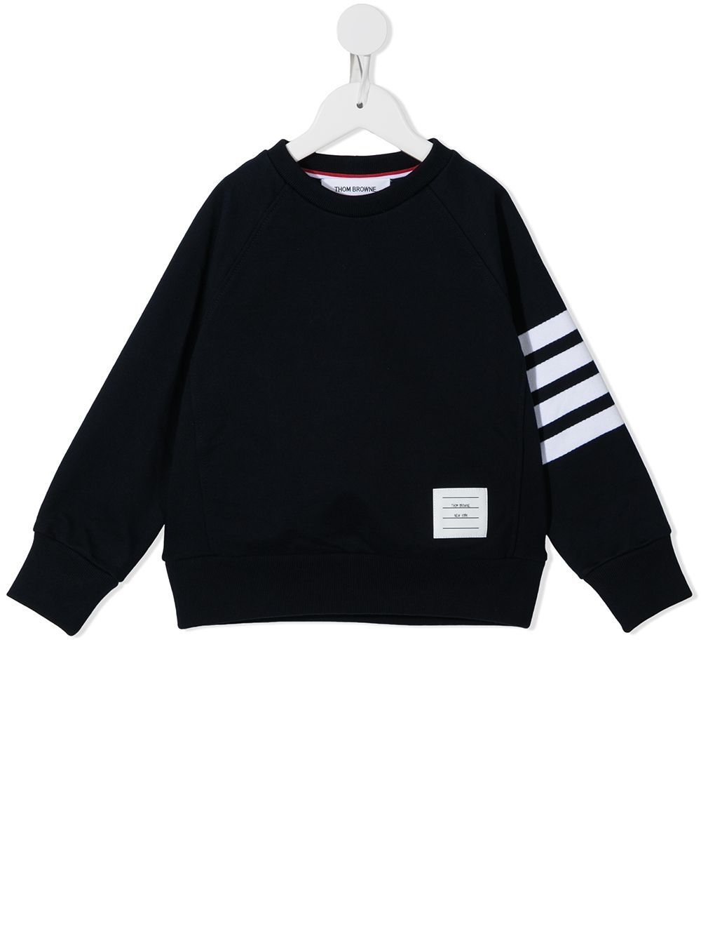 Thom Browne Kids Sweatshirt mit Streifen - Blau von Thom Browne Kids