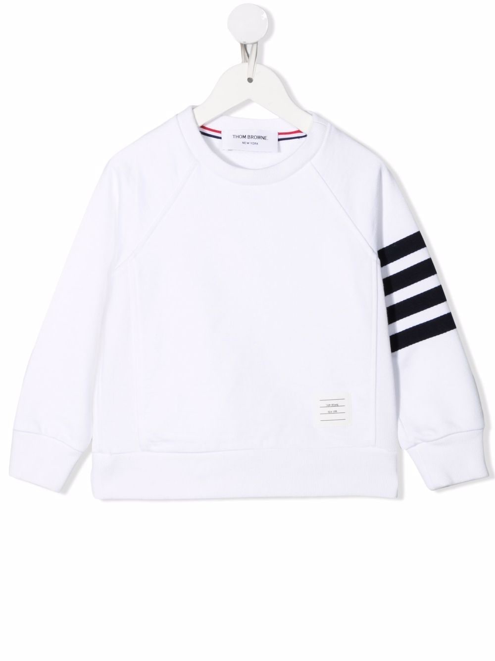 Thom Browne Kids Sweatshirt mit Streifen - Weiß von Thom Browne Kids