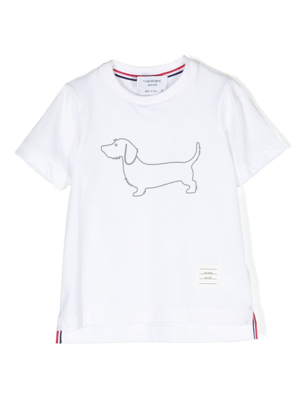 Thom Browne Kids T-Shirt mit Hector-Print - Weiß von Thom Browne Kids