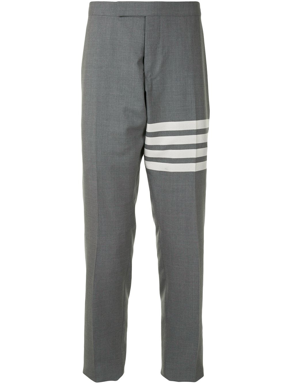 Thom Browne Tiefsitzende Hose mit Logo-Streifen - Grau von Thom Browne