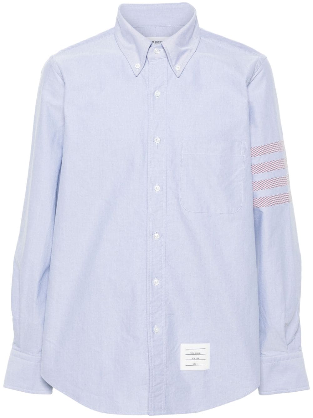 Thom Browne Hemd mit Logo-Streifen - Blau von Thom Browne