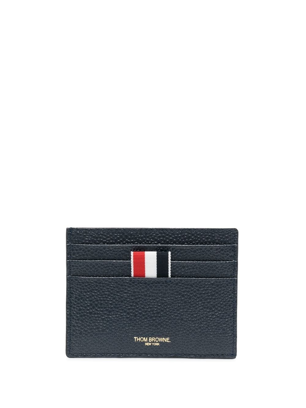 Thom Browne Kartenetui mit Ankerstickerei - Blau von Thom Browne