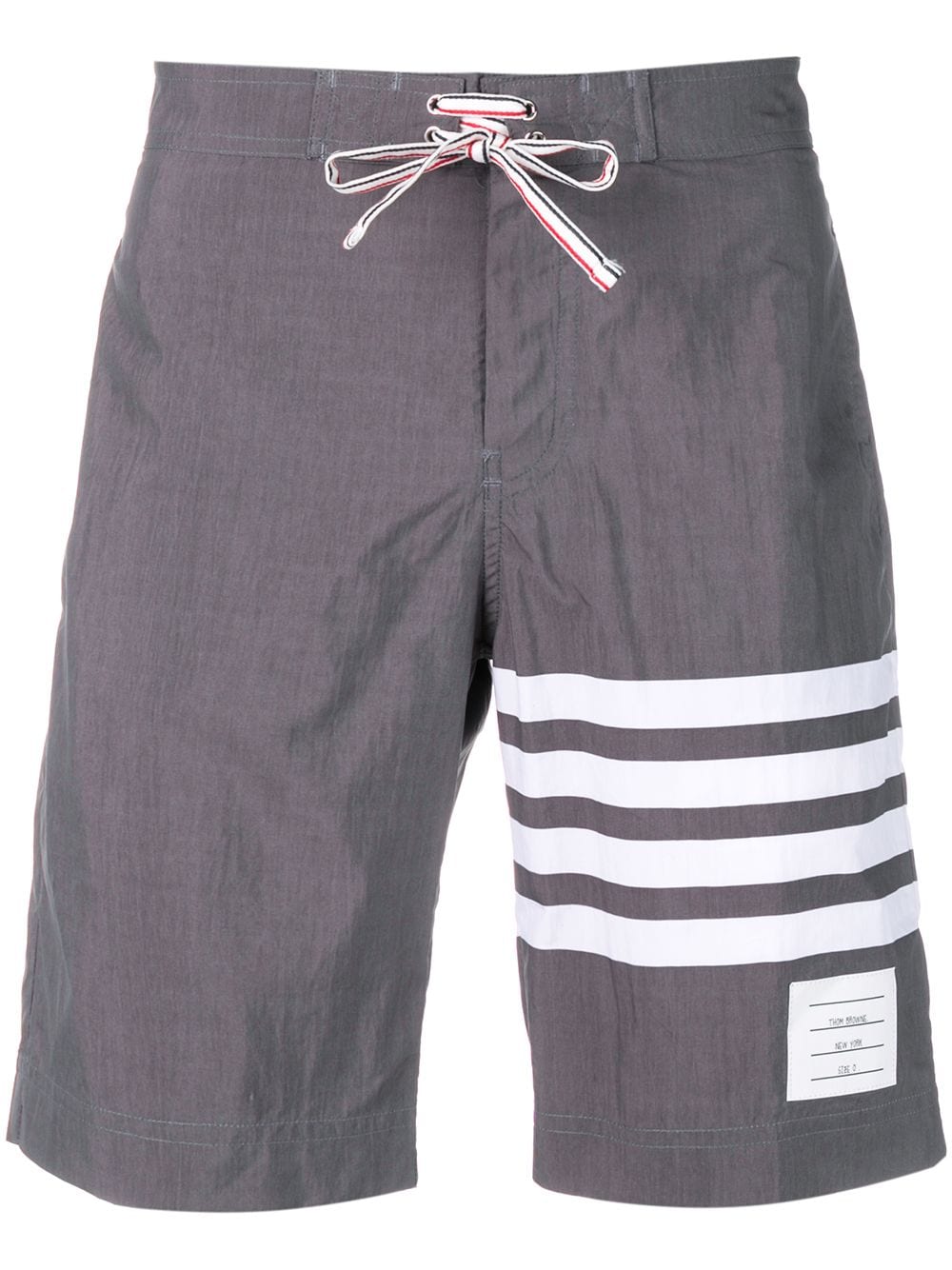 Thom Browne Badeshorts mit Streifen - Grau von Thom Browne