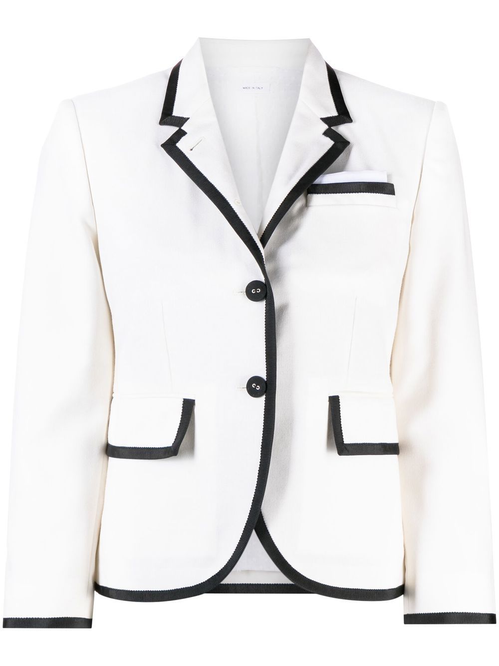 Thom Browne Blazer mit Ripsband - Weiß von Thom Browne