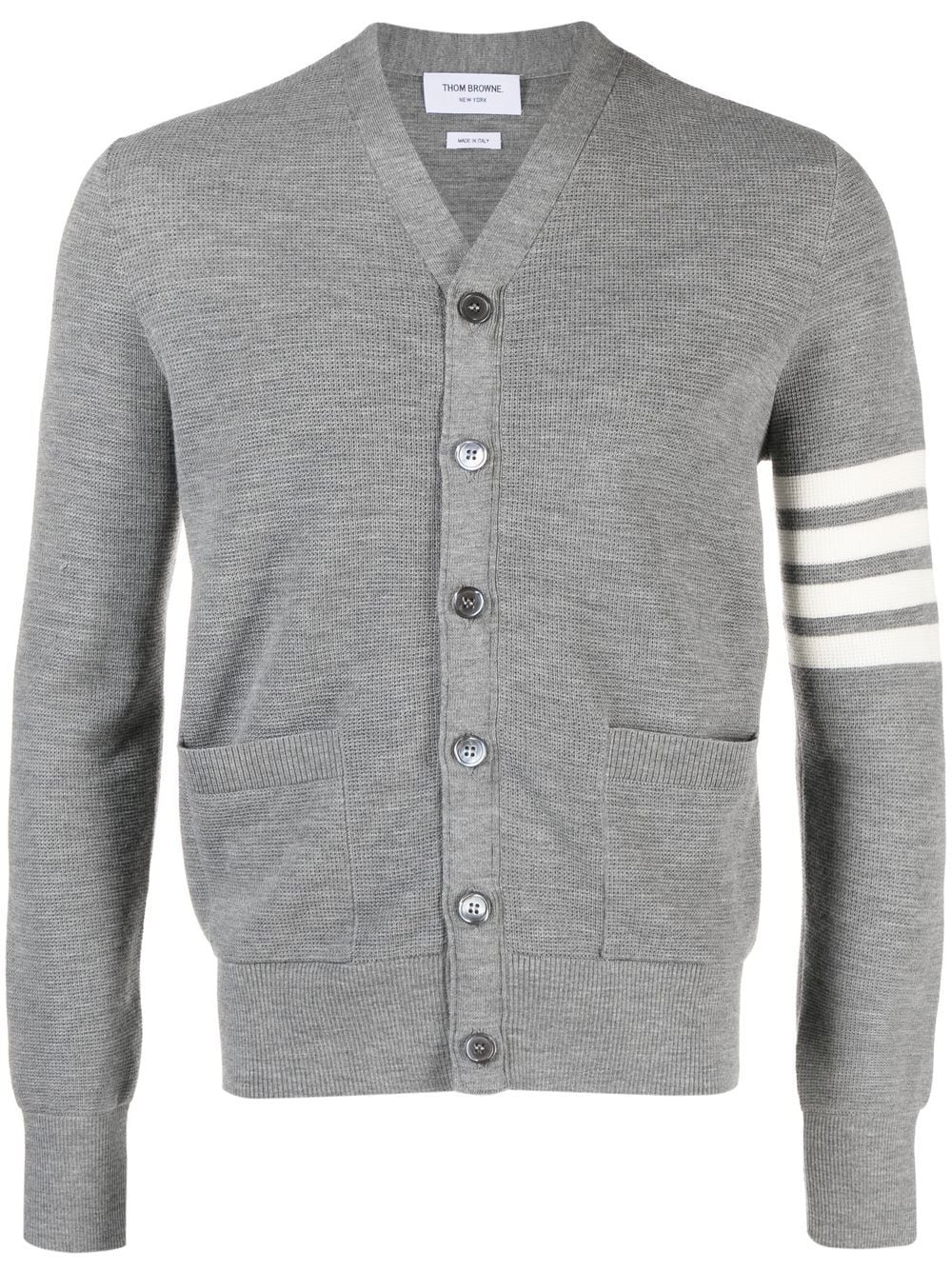 Thom Browne Cardigan mit Streifen - Grau von Thom Browne