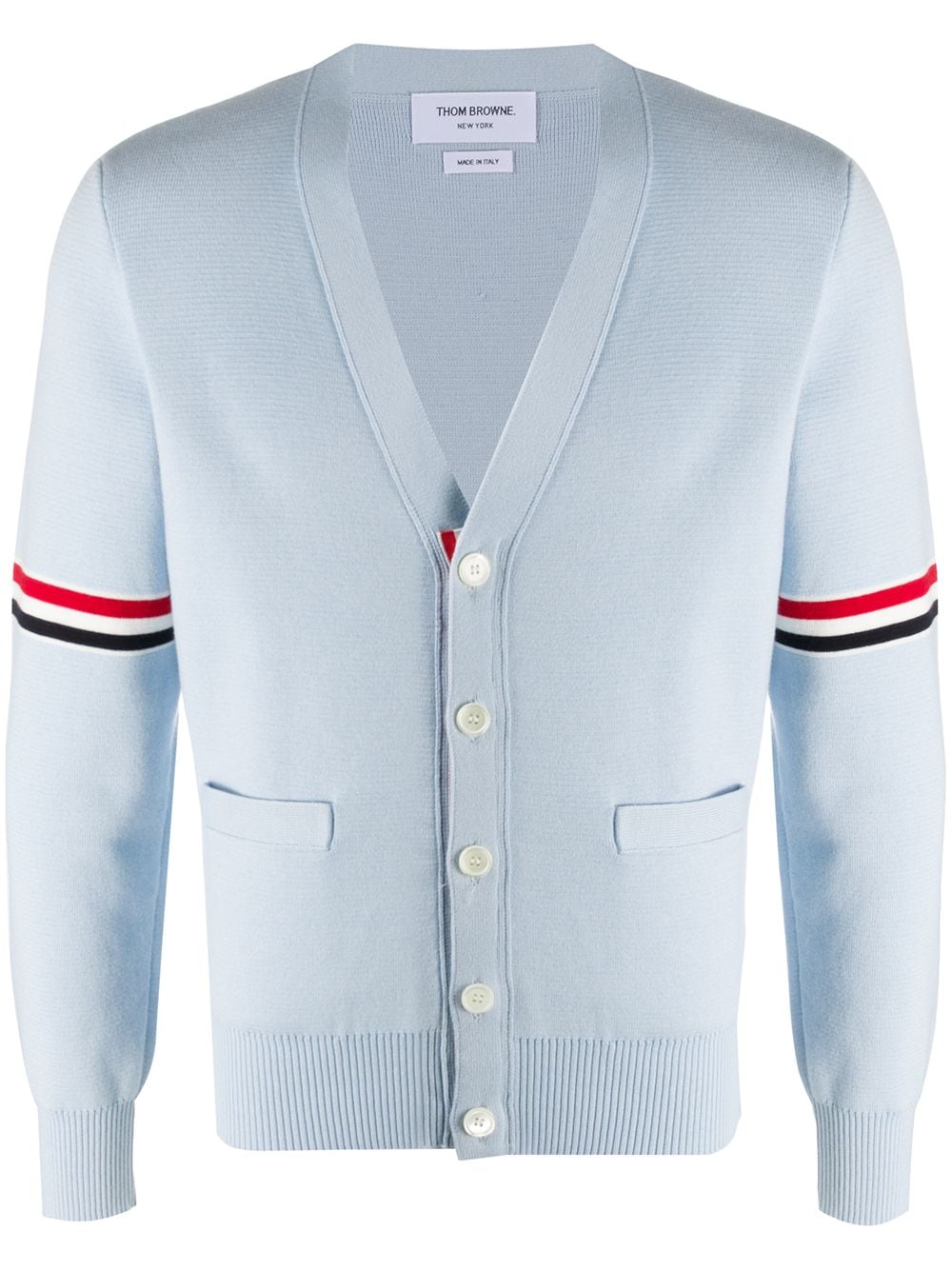 Thom Browne Cardigan mit Streifendetail - Blau von Thom Browne