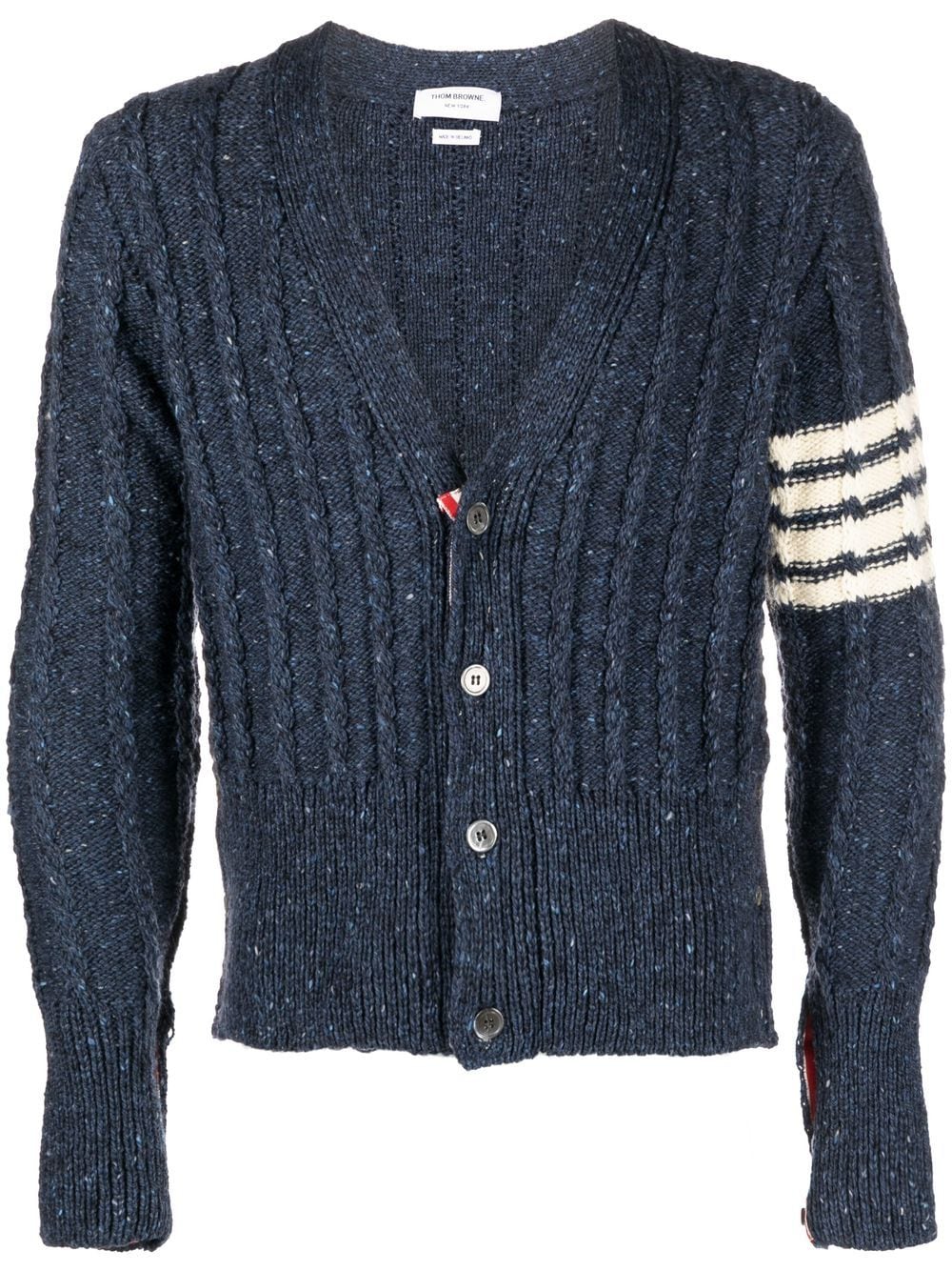 Thom Browne Cardigan mit Zopfmuster - Blau von Thom Browne