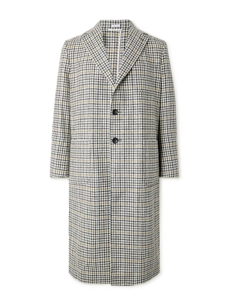 Thom Browne - Checked Wool-Tweed Coat - Men - Gray - 1 von Thom Browne