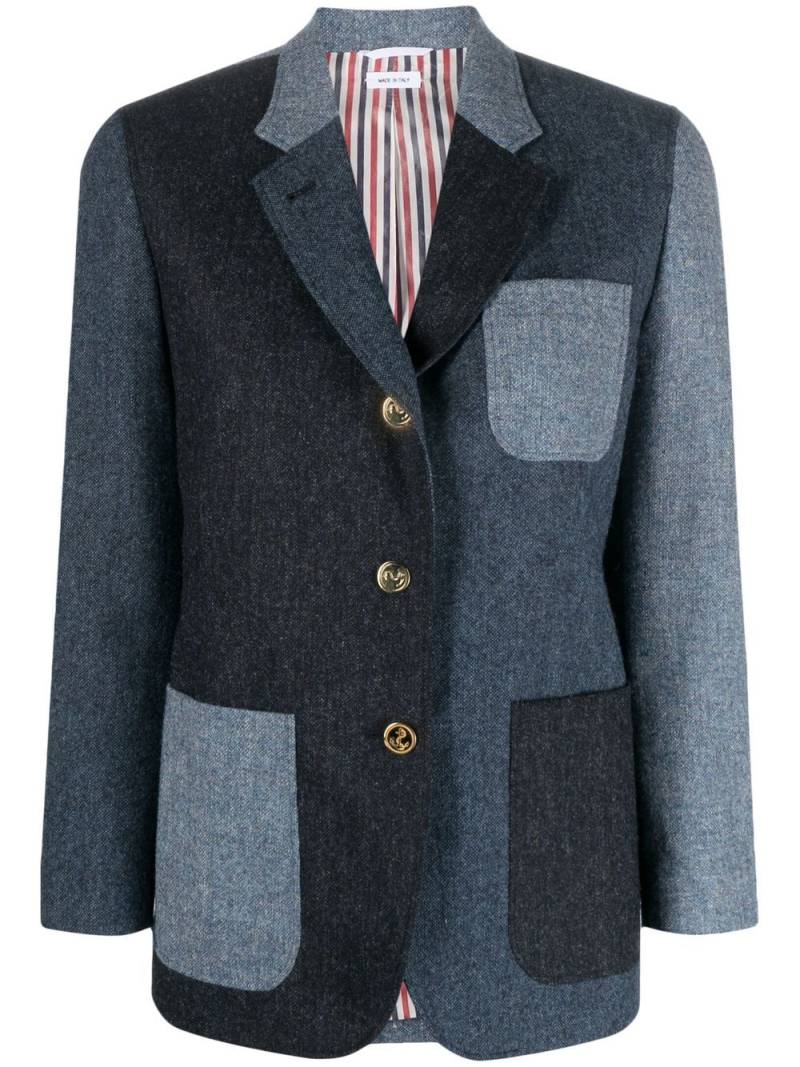 Thom Browne Donegal Tweed-Blazer - Blau von Thom Browne