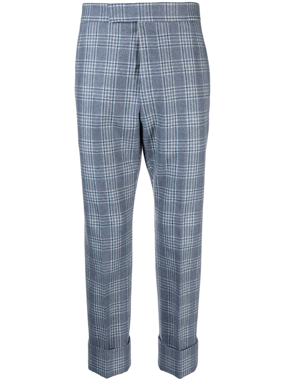 Thom Browne Flanellhose mit Taillenriegel - Blau von Thom Browne