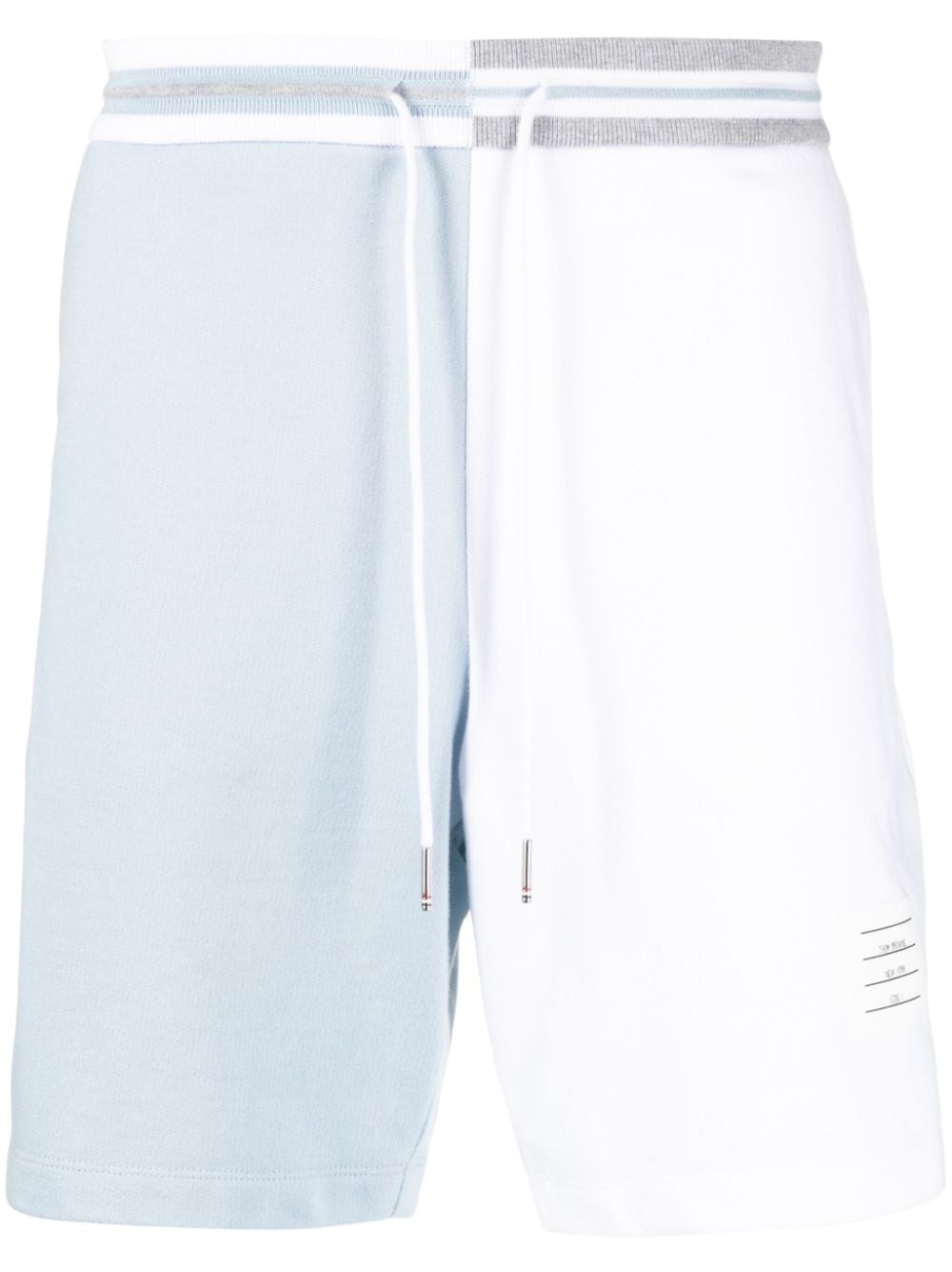 Thom Browne Funmix Shorts in Colour-Block-Optik - Weiß von Thom Browne