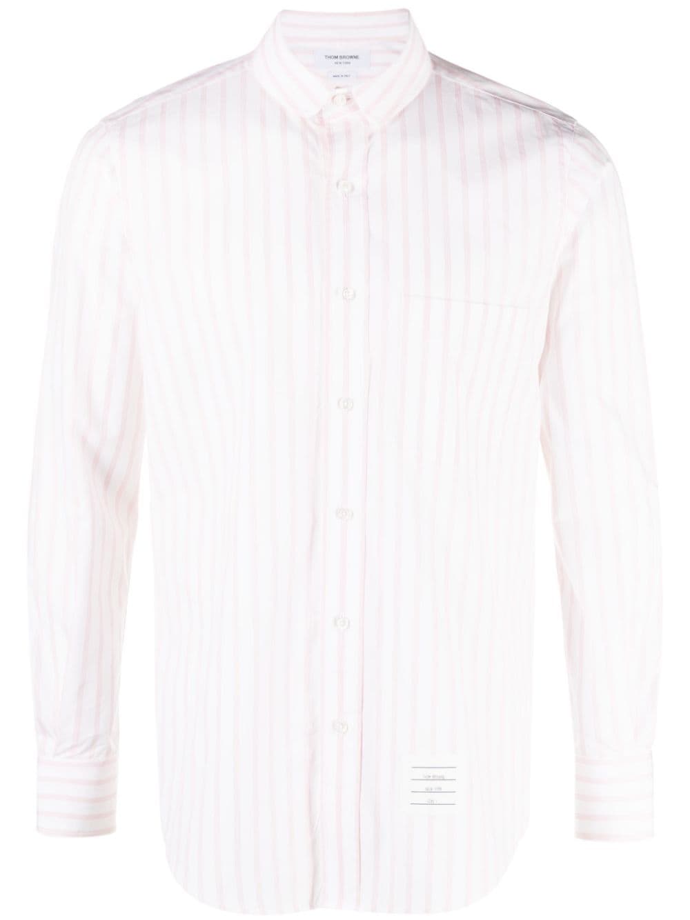 Thom Browne Gestreiftes Hemd - Weiß von Thom Browne